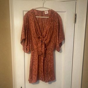 Buddy Love Snake Print Dress